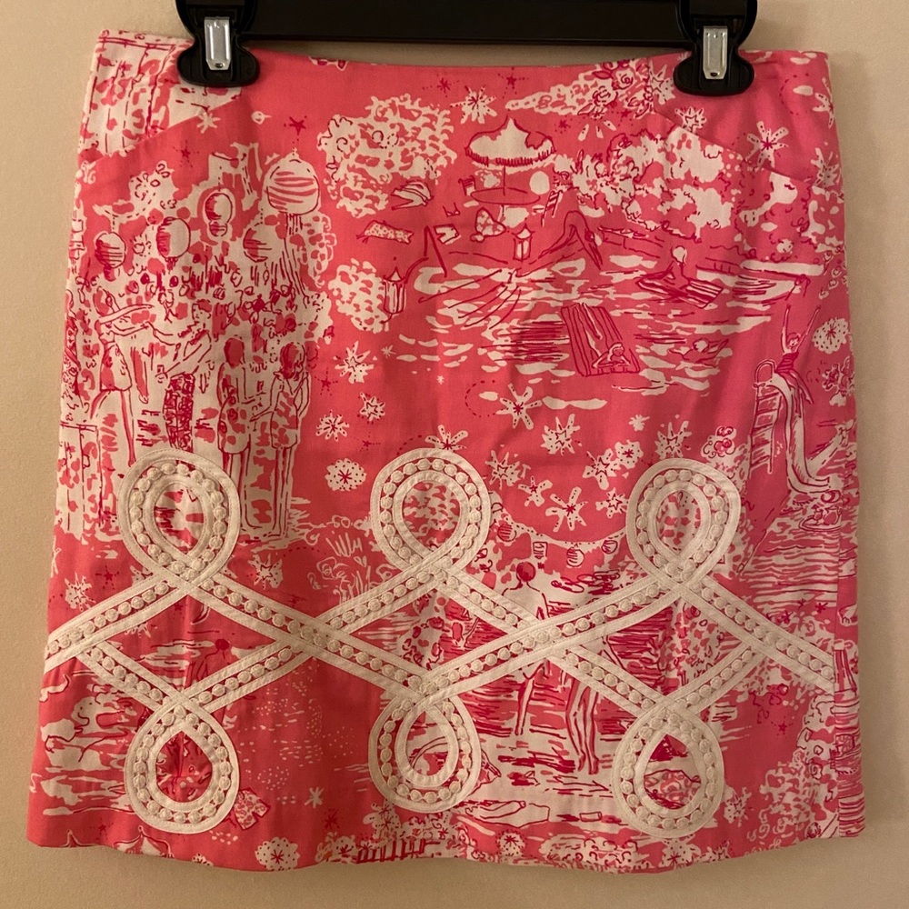EUC Lilly Pulitzer Skinny Dipping Skirt 2